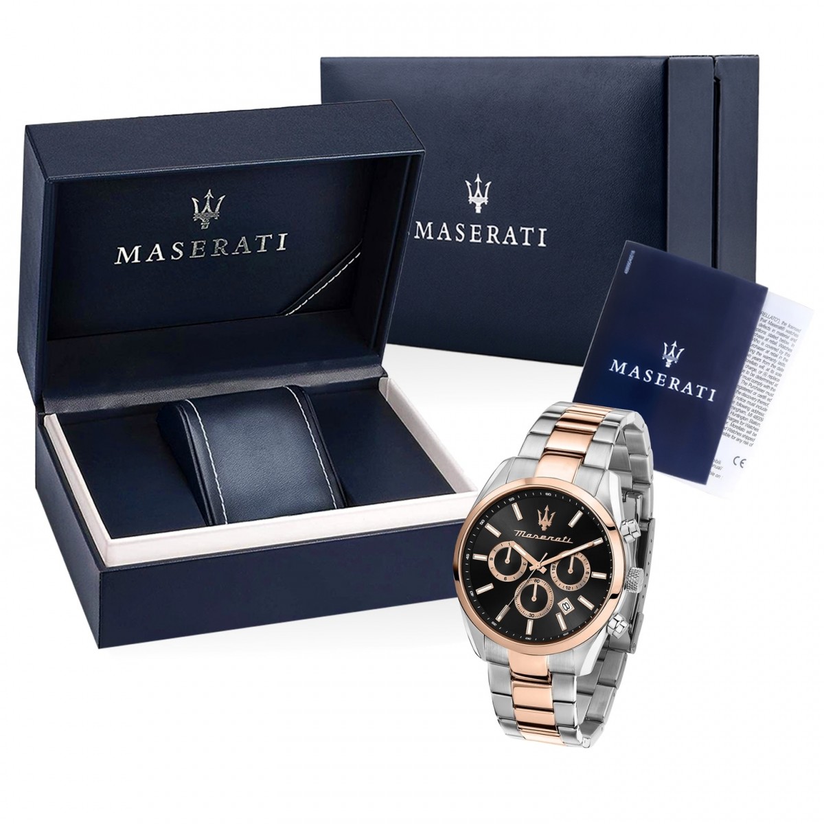 Maserati Herrenuhr Attrazione UMAR8853151003 Multi Edelstahl rosegold