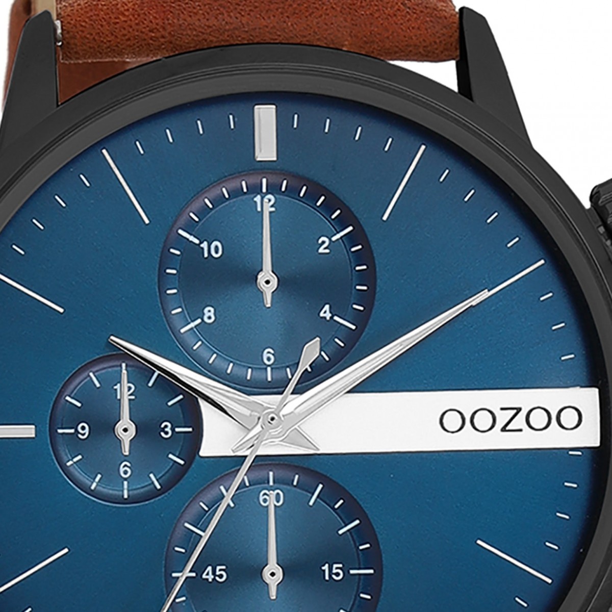 Oozoo Herren Armbanduhr braun Timepieces Analog UOC11222 Leder
