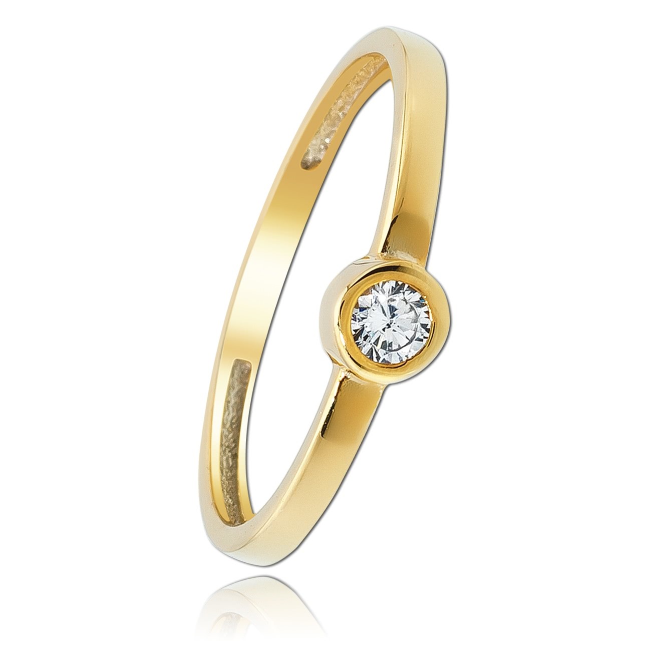 Balia Damen Ring aus 333 Gelbgold mit Zirkonia Gr.56 BGR006G56