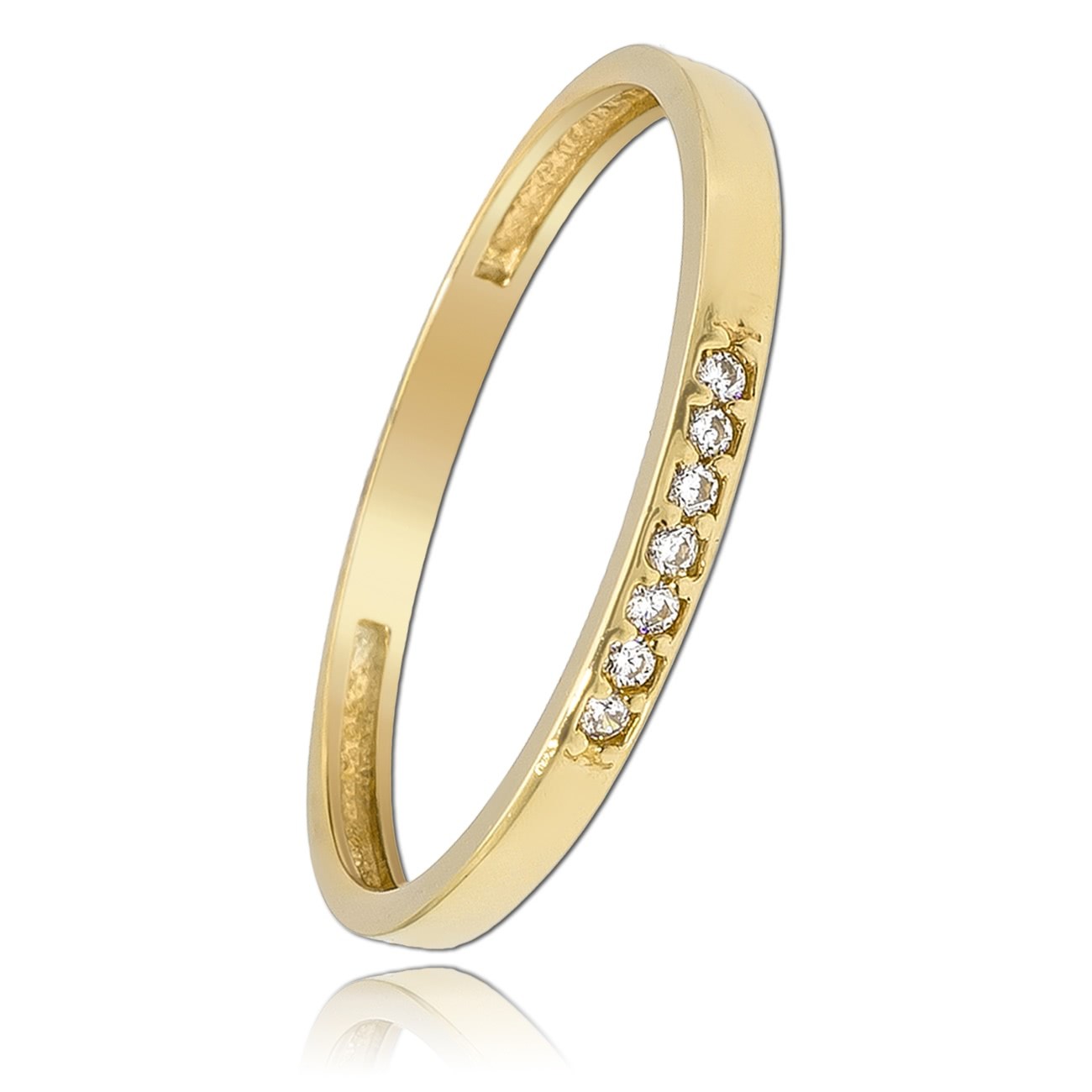 Balia Damen Ring aus 333 Gelbgold mit 7 Zirkonias Gr.60 BGR017G60