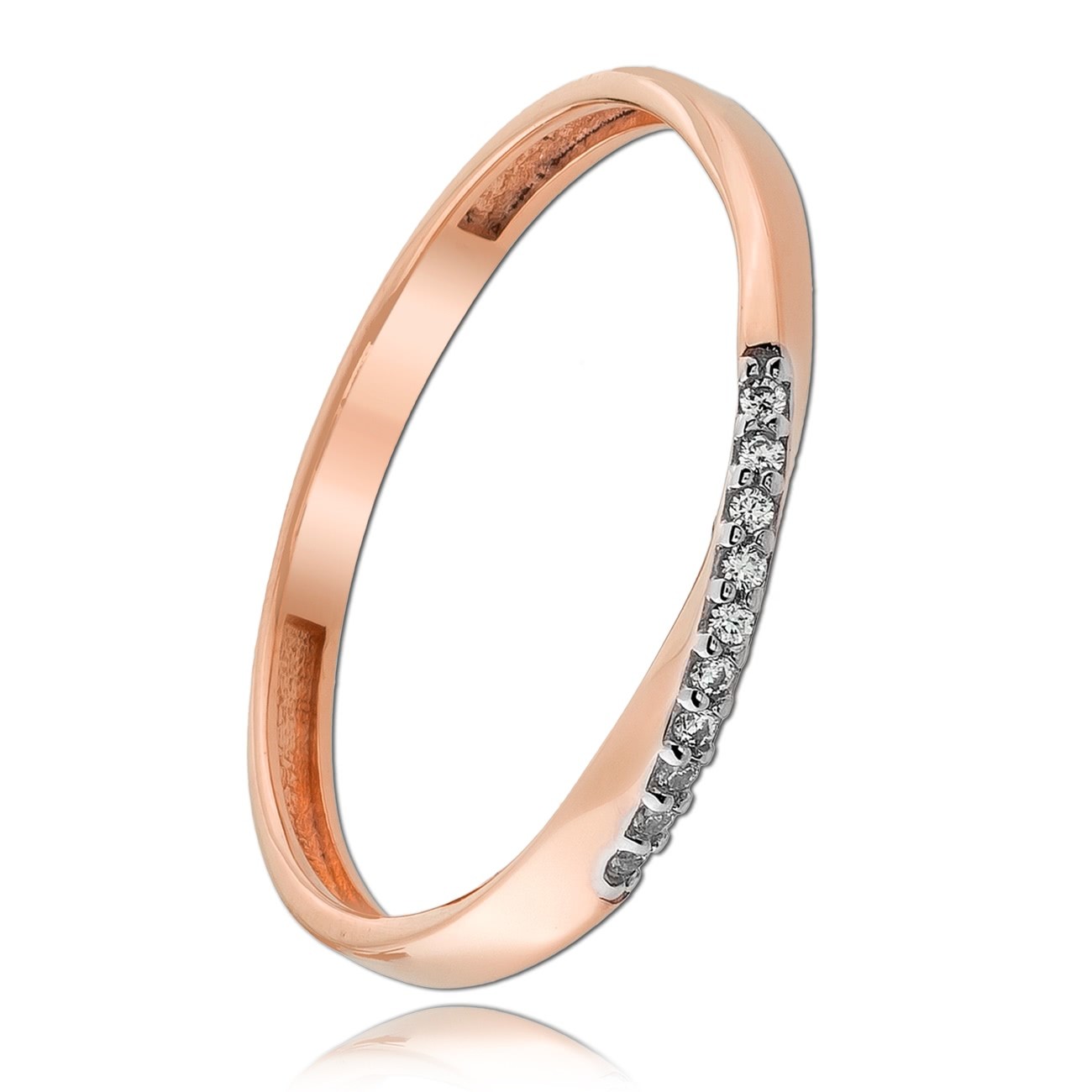 Balia Damen Ring Zirkonia aus 333 Rosegold Gr.56 BGR025R56 BGR026R56