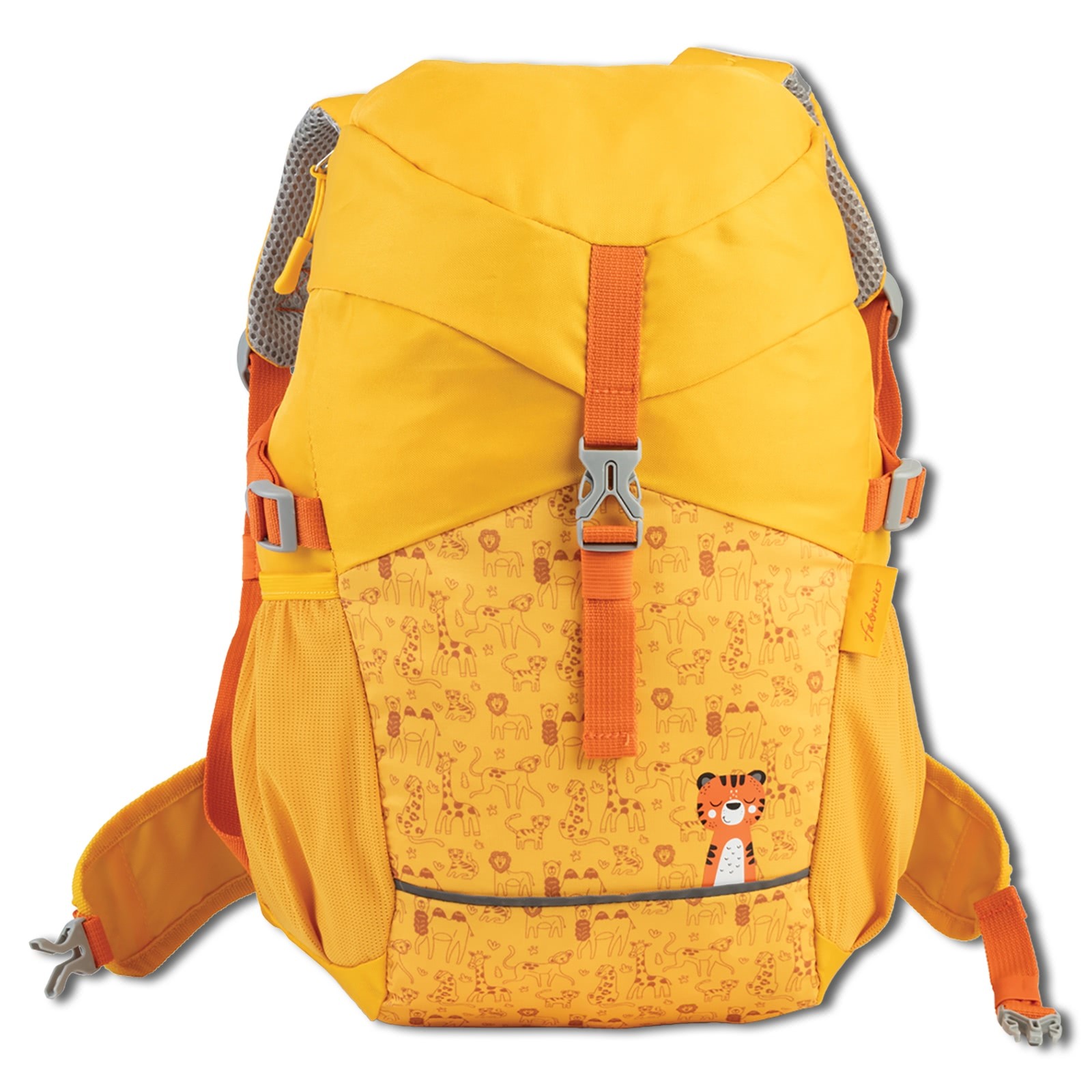 Fabrizio Kinderrucksack Polyester recycelt gelb ORI222Y