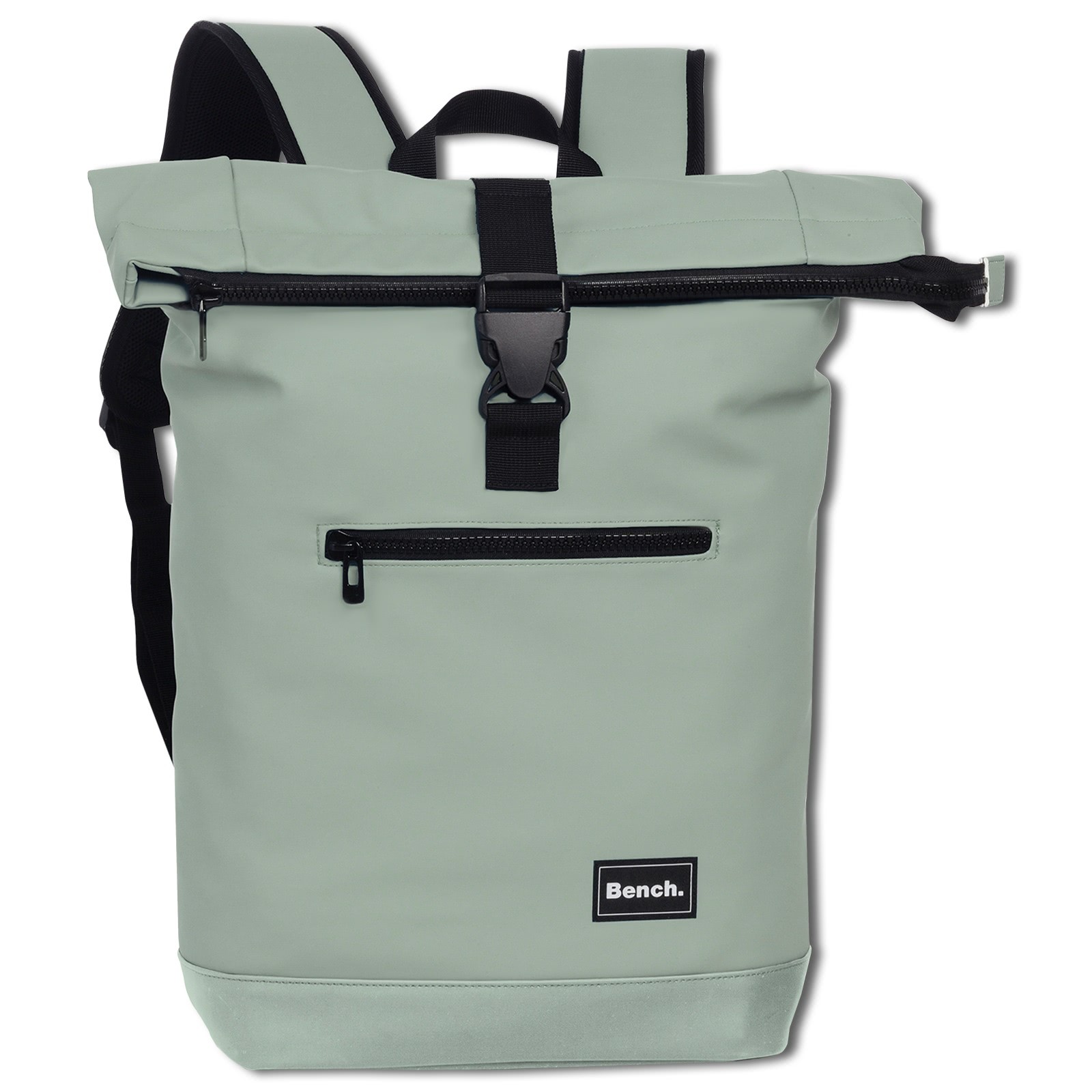 Bench Businessrucksack PU Kunststoff grau grün ORI319T2