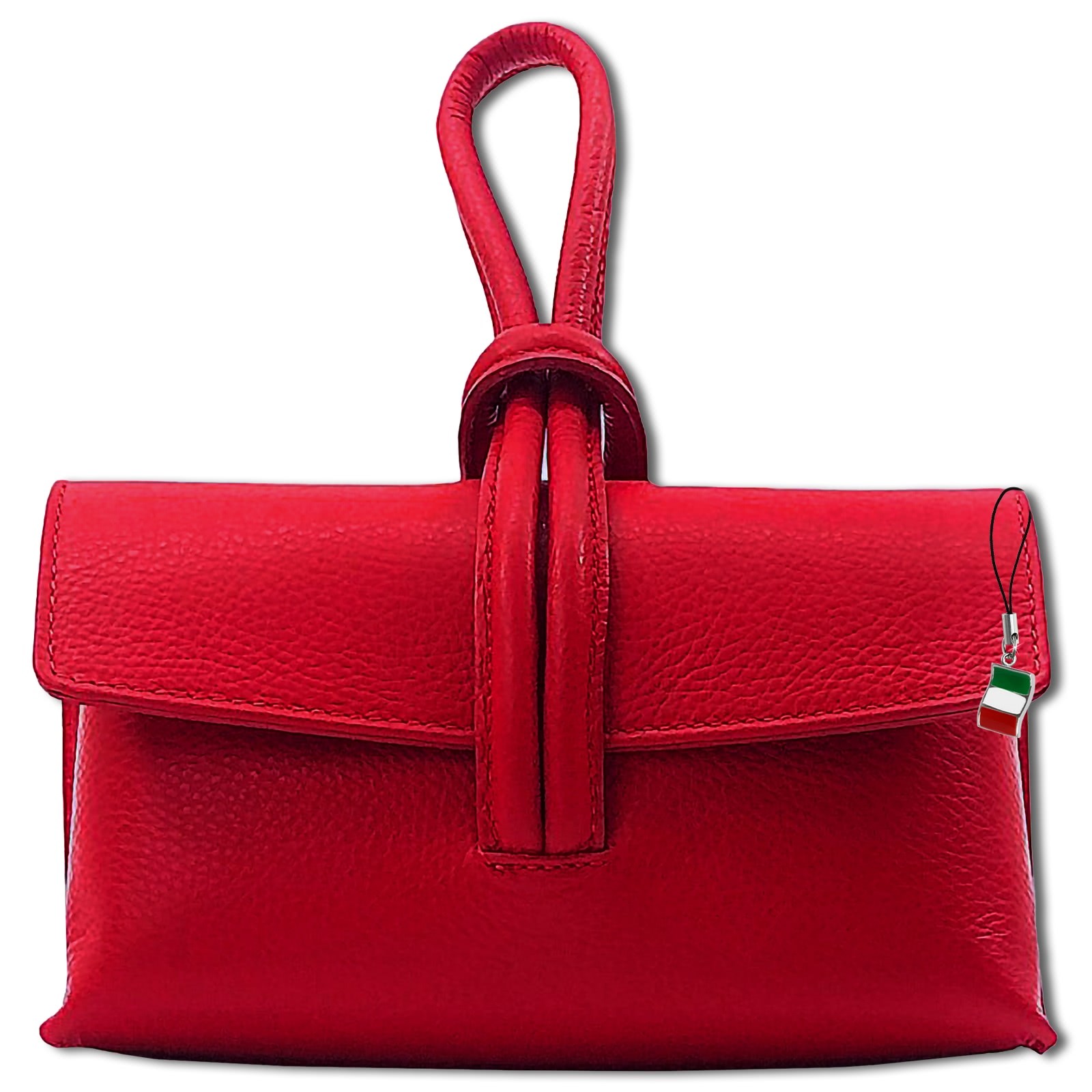 Florence Clutch Echtleder Tasche rot Umhängetasche OTF834R