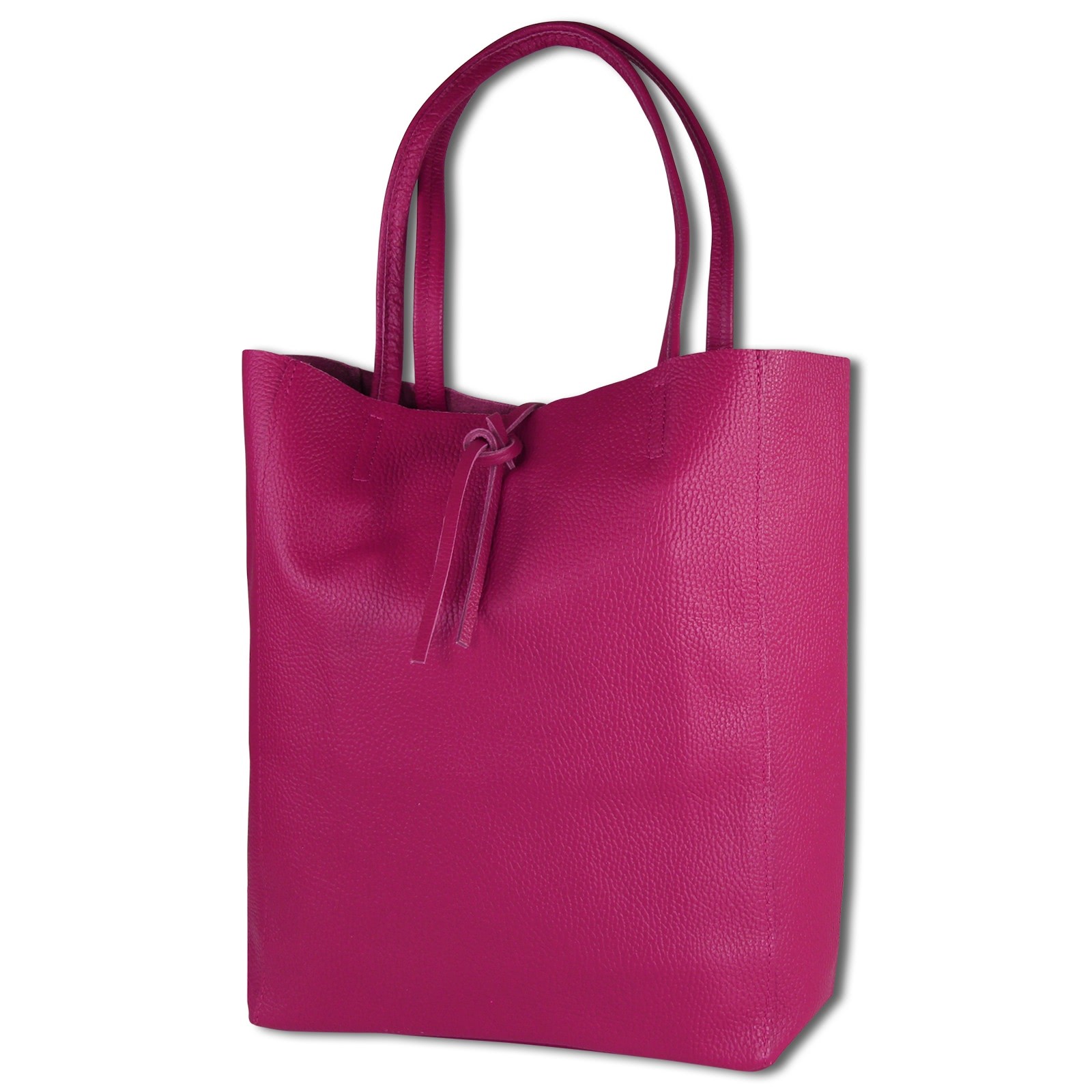 Toscanto Damen Shopper Schultertasche Leder Tasche pink OTT112SP