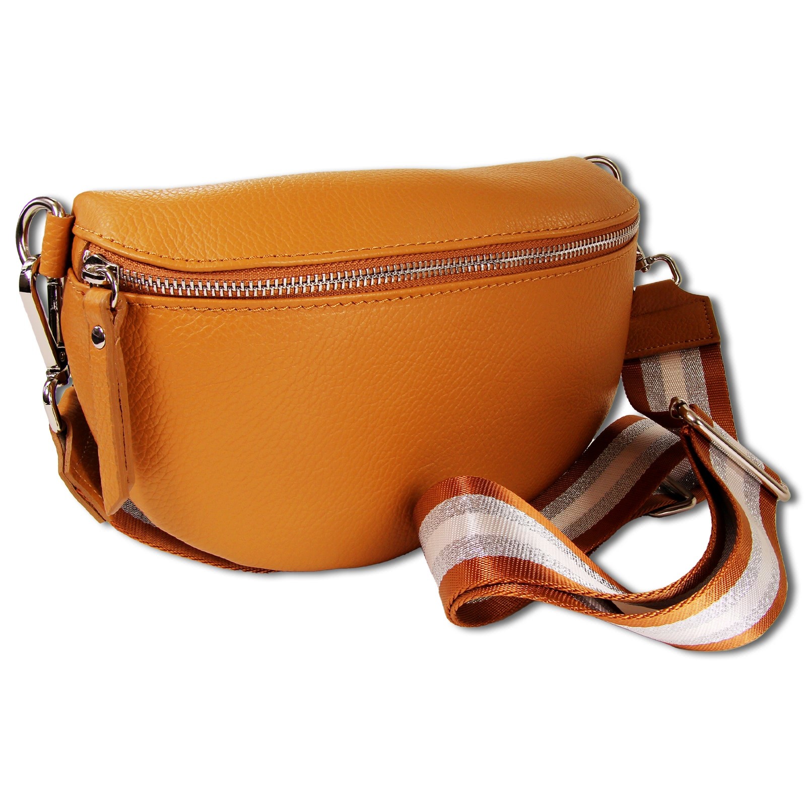 Toscanto Damen Gürteltasche Leder Tasche braun tan OTTM808GC