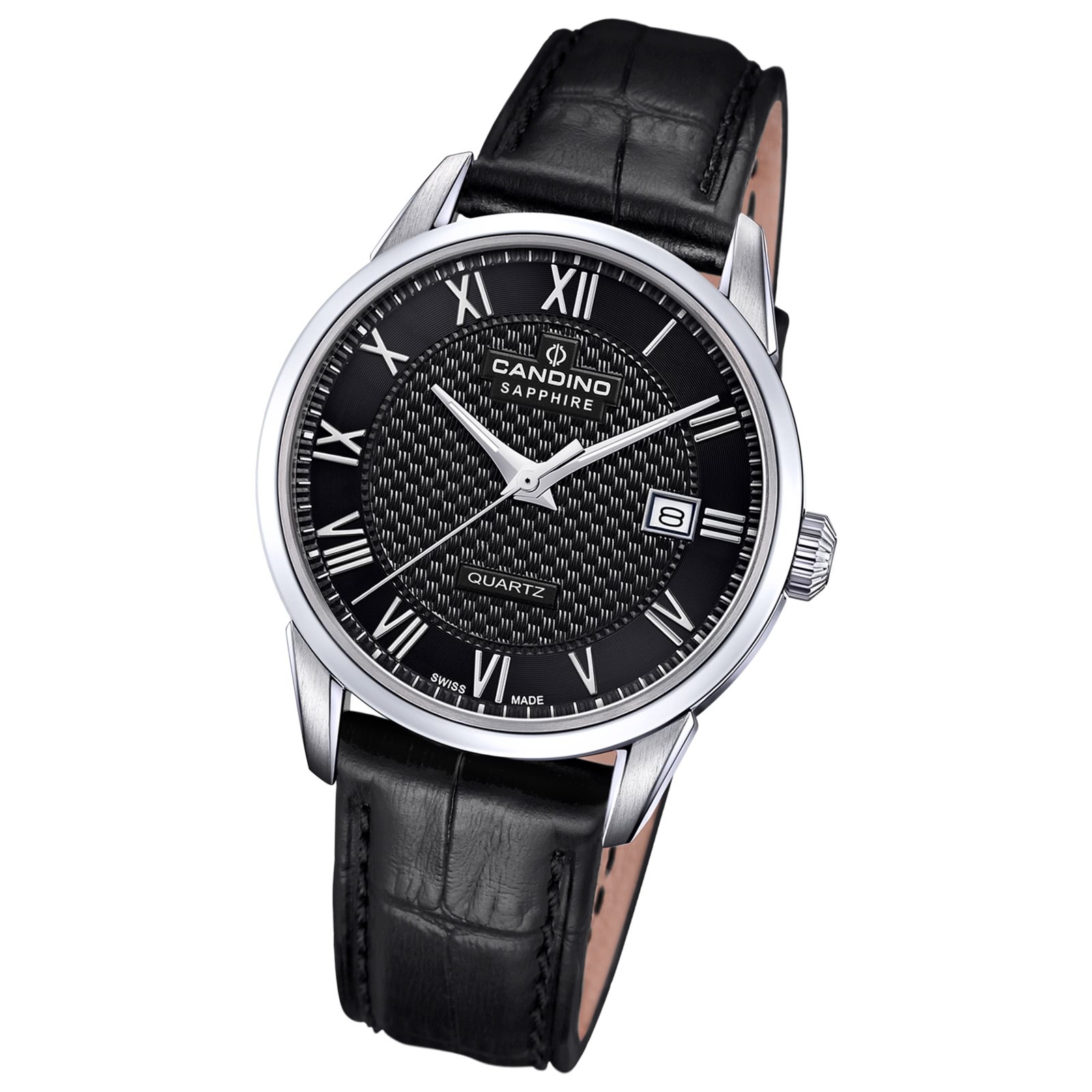 Candino Herrenuhr Edelstahl schwarz Candino Classic Armbanduhr UC4712/D