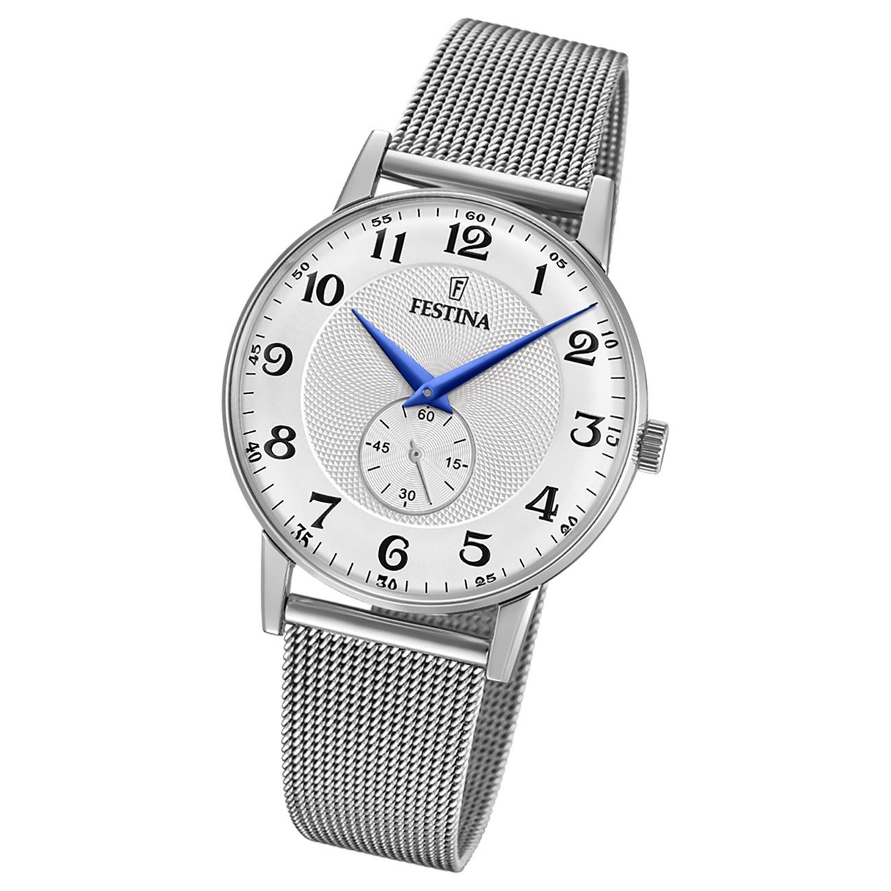 Festina Herrenuhr Klassik F20568/1 Armbanduhr Edelstahl silber UF20568/1