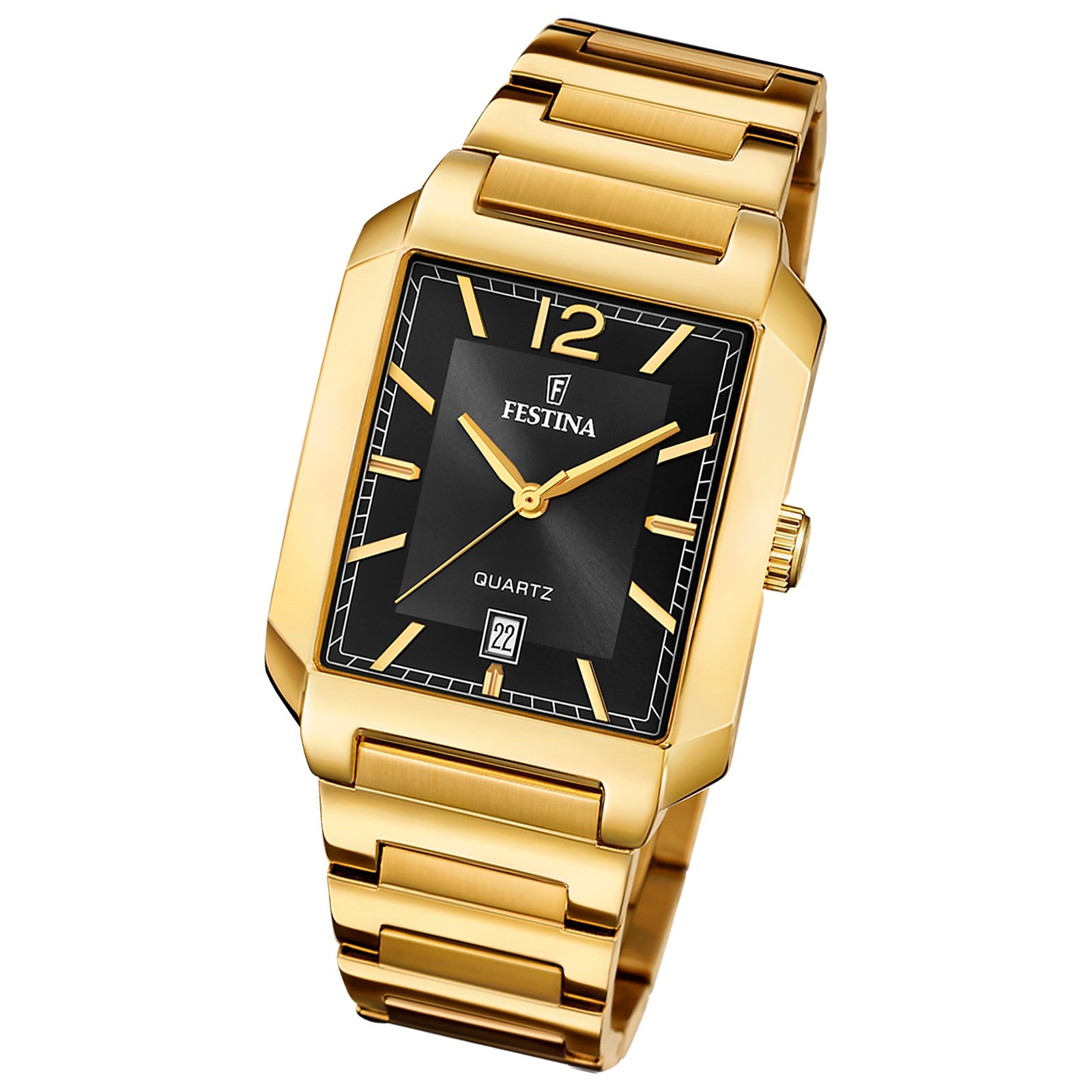 Festina Herrenuhr Edelstahl gold Festina Trend Armbanduhr UF20678/4