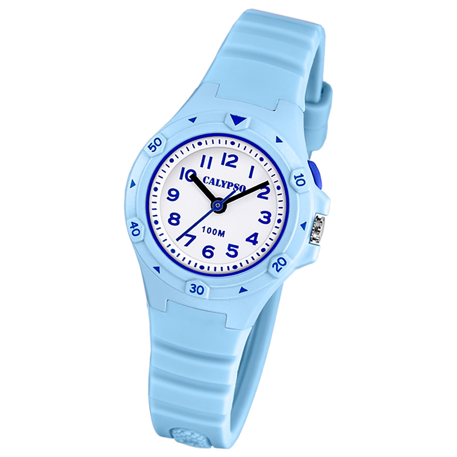 Calypso Kinder Jugenduhr Kautschuk hellblau Calypso Junior Armbanduhr UK5846/2