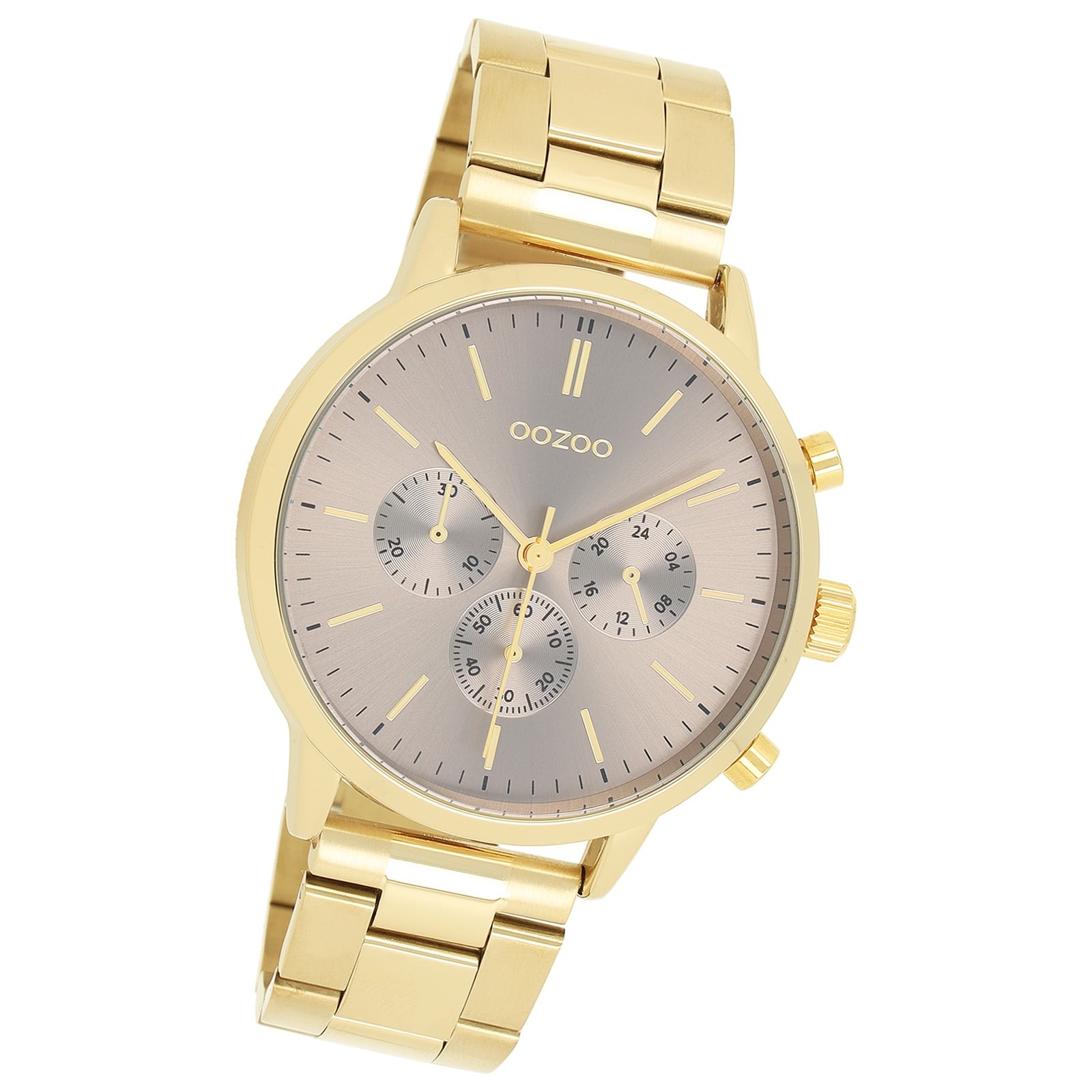 Oozoo Herren Armbanduhr OOZOO Timepieces Analog Edelstahl gold UOC11408