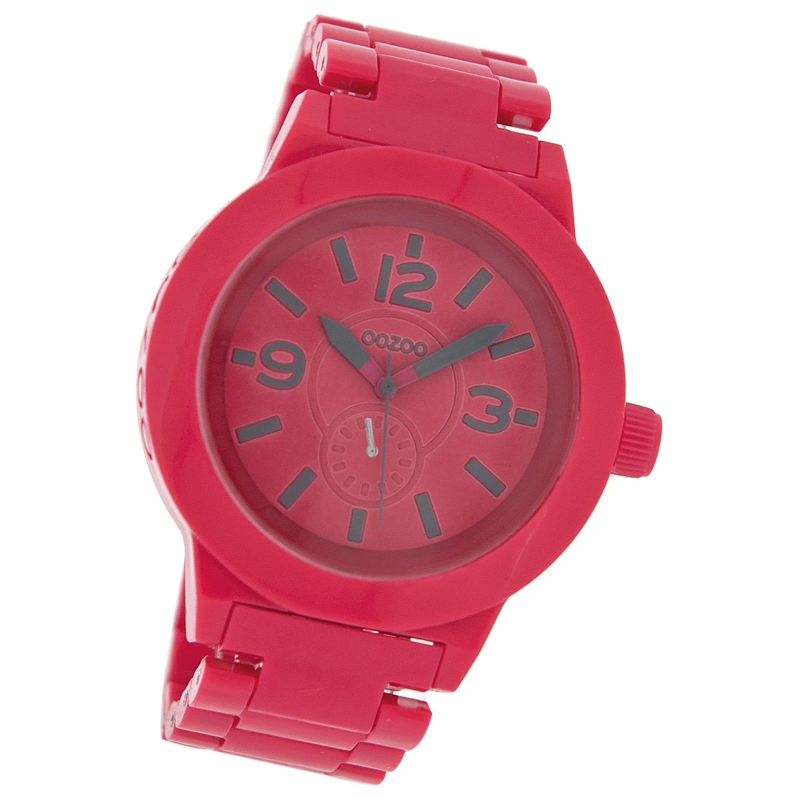 Oozoo Damen Armbanduhr Timepieces Analog Plastik pink UOC4117A