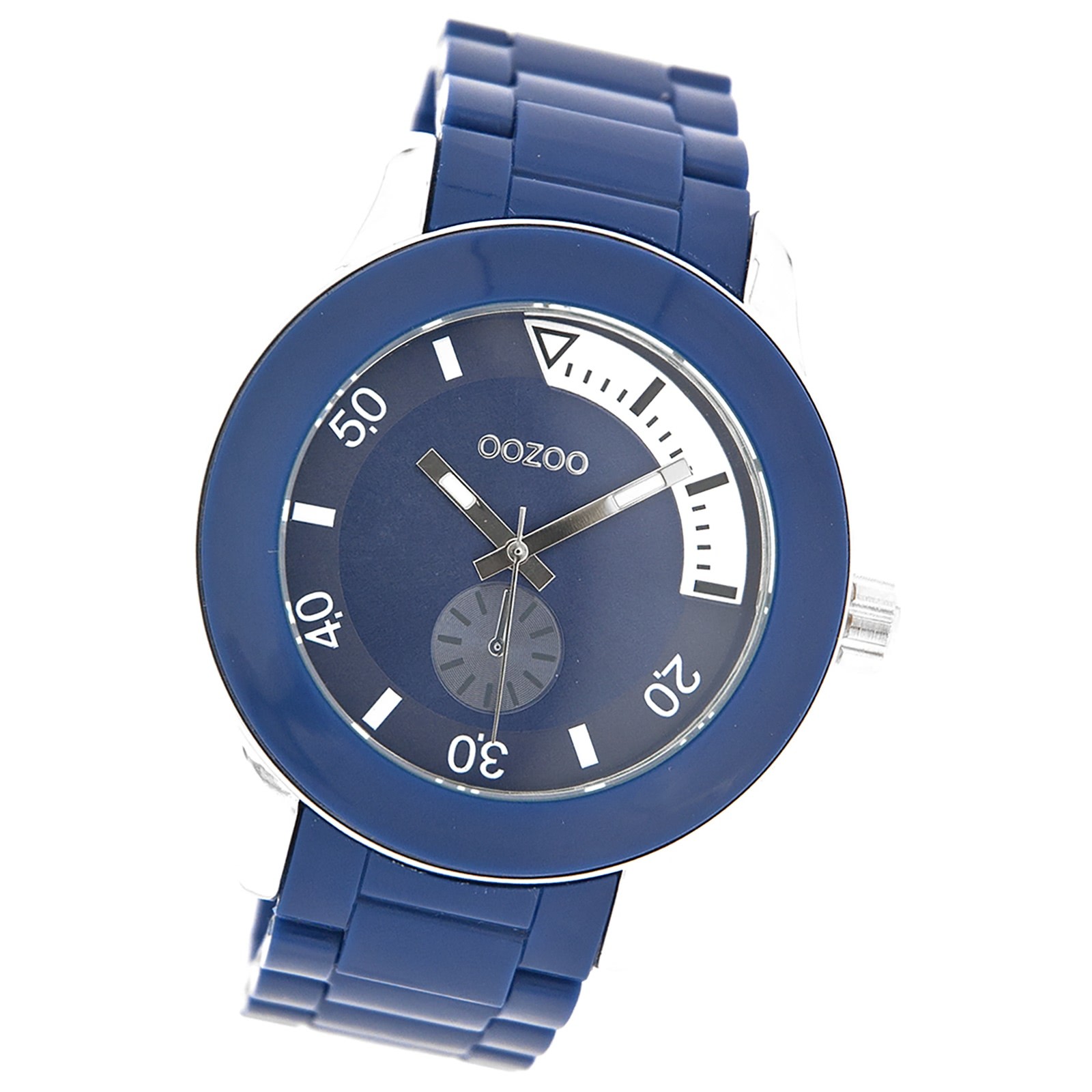 Oozoo Damen Armbanduhr Timepieces Analog Plastik blau UOC4258A