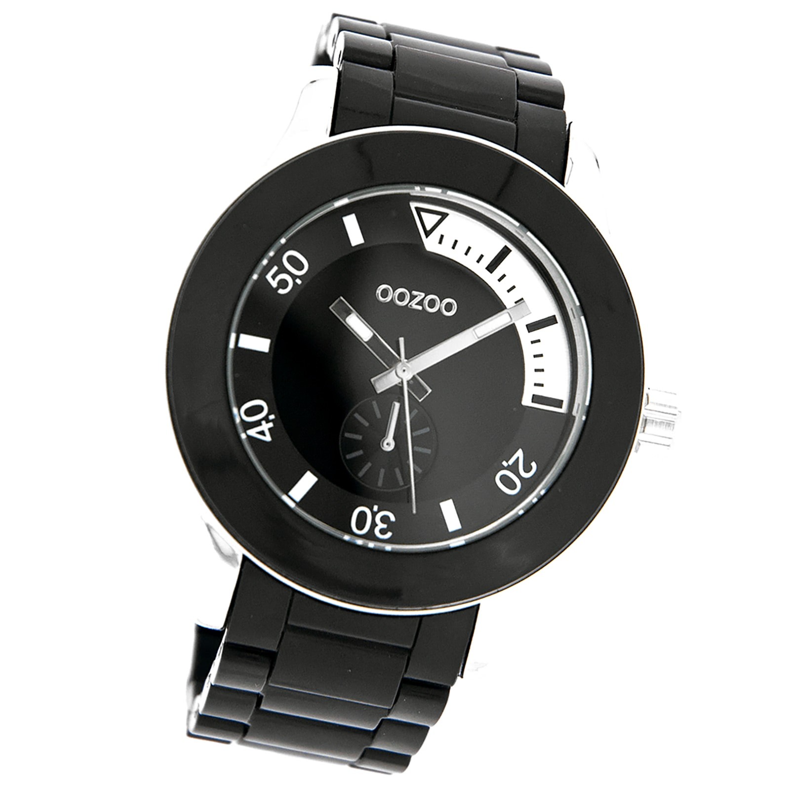 Oozoo Damen Armbanduhr Timepieces Analog Plastik schwarz UOC4259A