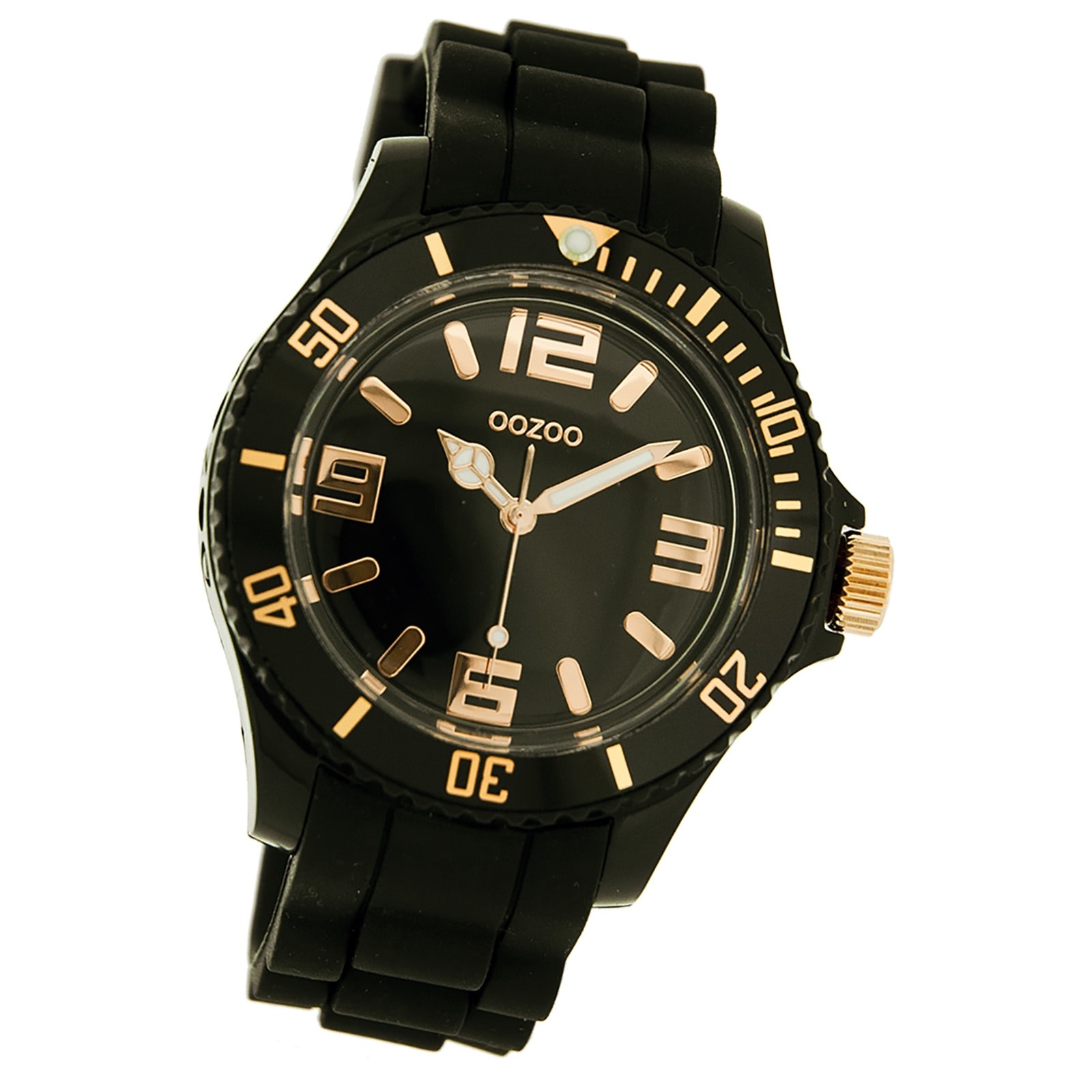 Oozoo Damen Armbanduhr Timepieces Analog Silikon schwarz UOC4354A