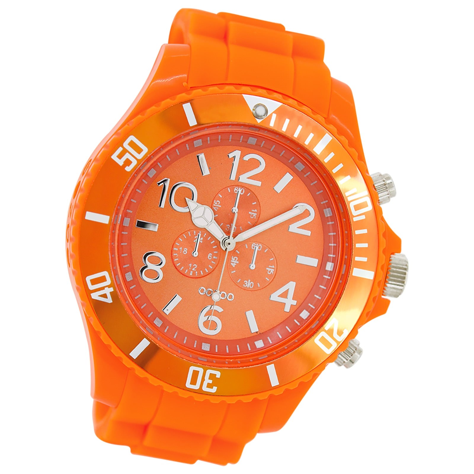 Oozoo Herren Armbanduhr Timepieces Analog Silikon orange UOC4826A