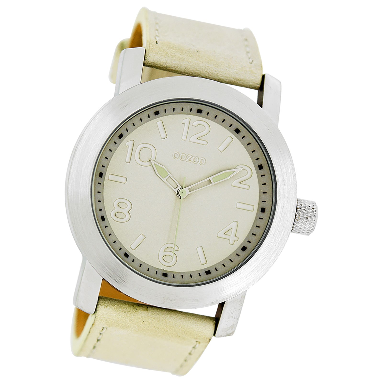 Oozoo Damen Armbanduhr Timepieces Analog Leder beige UOC5150A