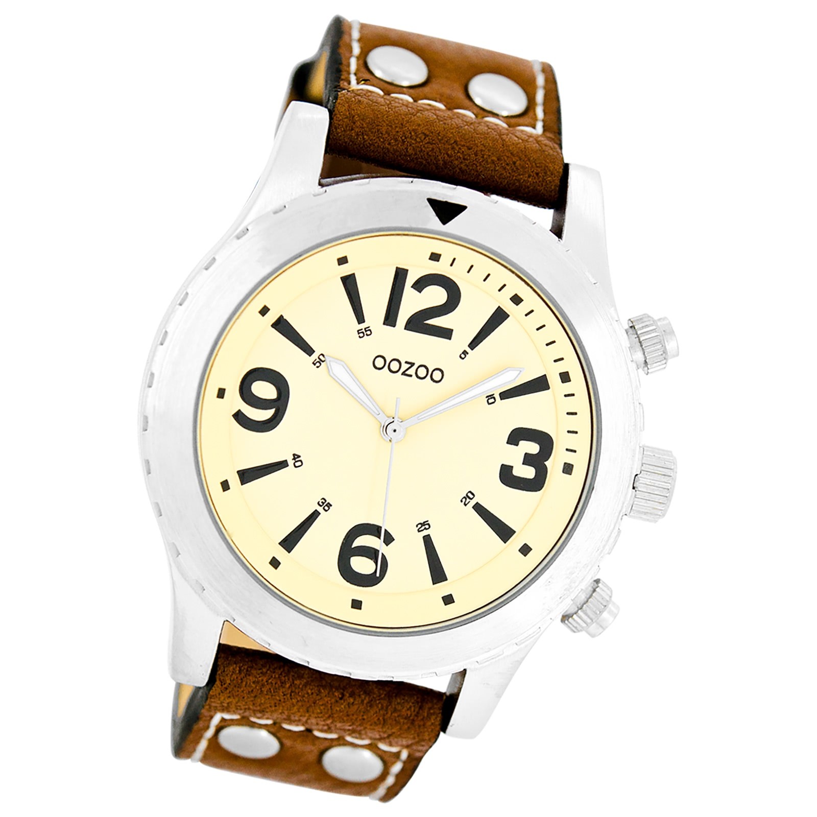 Oozoo Damen Armbanduhr Timepieces Analog Leder braun UOC5172A