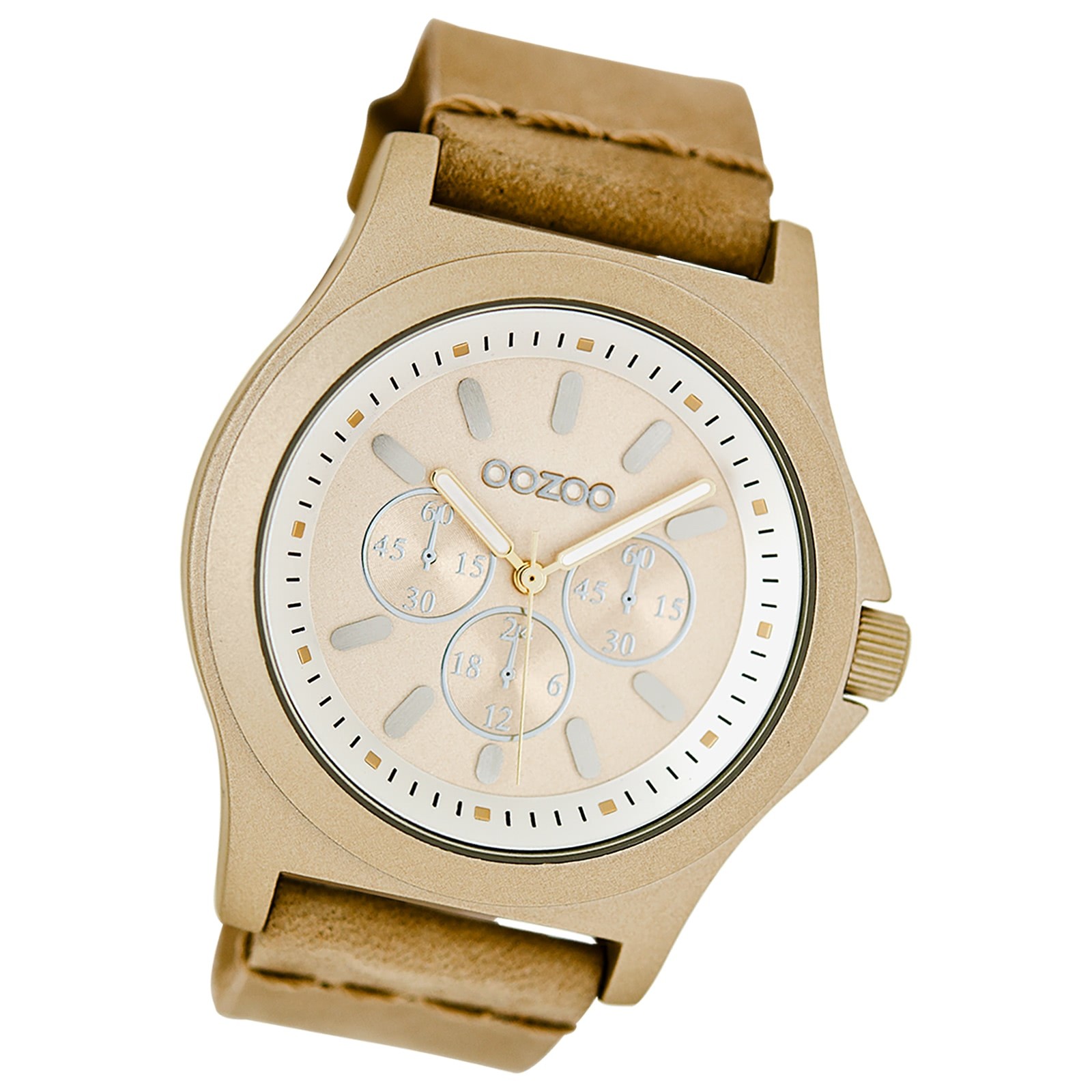 Oozoo Damen Armbanduhr Timepieces Analog Leder gelb UOC6510A