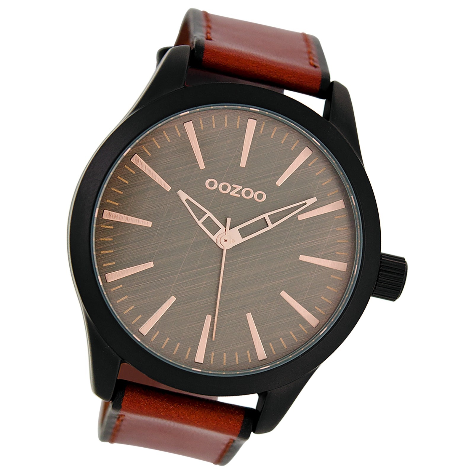 Oozoo Damen Armbanduhr Timepieces Analog Leder braun UOC7427A