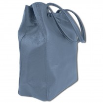 Toscanto Damen Shopper Schultertasche Leder Tasche blau OTTM107SB