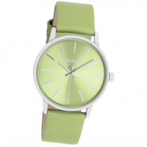 Oozoo Damen Armbanduhr Timepieces Analog Leder grün UOC11367