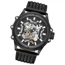 Police Herrenuhr Leder schwarz Police Luang Armbanduhr UPOE1601801