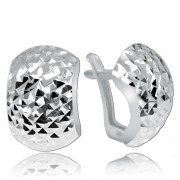 Balia Ohrstecker für Damen diamantiert aus 925er Sterling Silber BAO0089SO