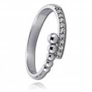 Balia Damen Ring aus 925 Silber mit Zirkonia Gr.54 BAR004W54