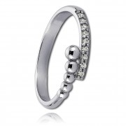 Balia Damen Ring aus 925 Silber mit Zirkonia Gr.58 BAR004W58