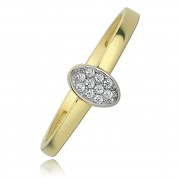 Balia Damen Ring aus 333 Gelbgold mit Zirkonia Gr.54 BGR004G54