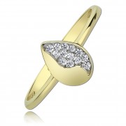 Balia Damen Ring aus 333 Gelbgold mit Zirkonia Gr.58 BGR014G58