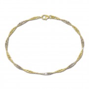 GoldDream Armband Singapur gedreht 333 Gold 19cm 8 Karat GDA0069Y