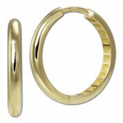 GoldDream Creole Shine 20mm Ohrring 333er Gelbgold Echtschmuck GDO5699Y