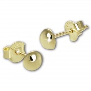 GoldDream Ohrstecker Dot Ohrring 333er Gold Echtschmuck GDO5703Y