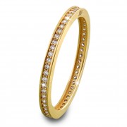 GoldDream Gold Ring Zirkonia weiß Gr.60 333er Gelbgold GDR504Y60