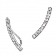 SilberDream Ear Cuff 12 kleine Zirkonias Ohrringe Ohrklemme 925 Silber GSO460W