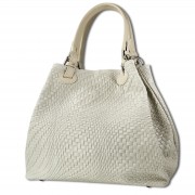 Toscanto Damen Handtasche Umhängetasche Leder Tasche beige OTT163HI