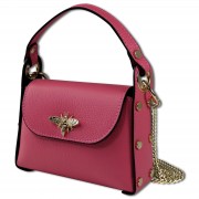 Toscanto Damen Umhängetasche Leder Tasche coralle rosa OTT817UE