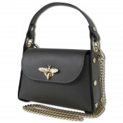 Toscanto Damen Umhängetasche Leder Tasche grau OTT817UK