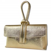 Toscanto Damen Abendtasche Umhängetasche Leder Tasche gold OTT834AZ