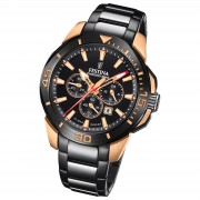Oozoo Herren Analog Leder Armbanduhr Timepieces orange C11005 UOC11005