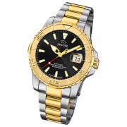 Jaguar Herrenuhr Edelstahl silber gold Jaguar Pro Diver Armbanduhr UJ970/3