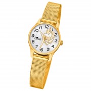 Lotus Jugend Kinderuhr Edelstahl gold Lotus Junior Armbanduhr UL18572/C