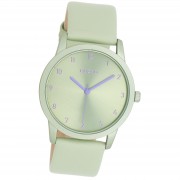 Oozoo Damen Armbanduhr Timepieces Analog Leder grün UOC11077