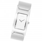 Oozoo Damen Armbanduhr Timepieces Analog Metall silber UOC1996A