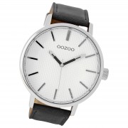 Oozoo Damen Armbanduhr Timepieces Analog Leder grau UOC9000A