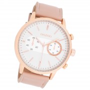 Oozoo Damen Armbanduhr Timepieces Analog Leder rosa UOC9056A