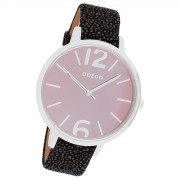 Oozoo Damen Armbanduhr Timepieces Analog Leder lila UOC9154A