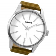 Oozoo Herren Armbanduhr Timepieces Analog Leder braun UOC9410A